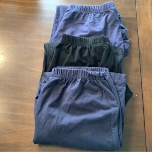 Stylish Black and Blue Leggings